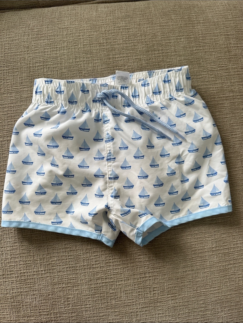Edgehill Collection x the Broke Brooke  Sailboat Swim Shorts size 2T